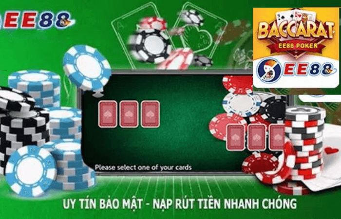 Giao diện của game Baccarat được thiết kế ấn tượng